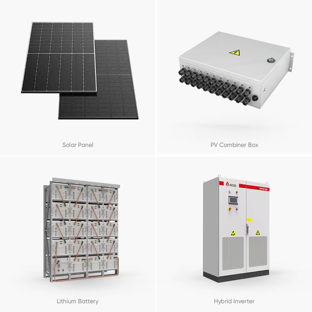 30-500KW Hybrid Solar Power System Solutions